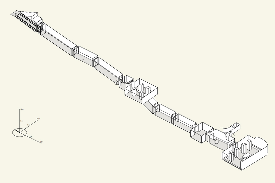 3D model hrobky KV47, Zdroj: Thebian Mapping Project